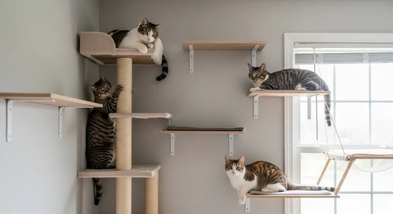 enriquecimento ambiental para gatos