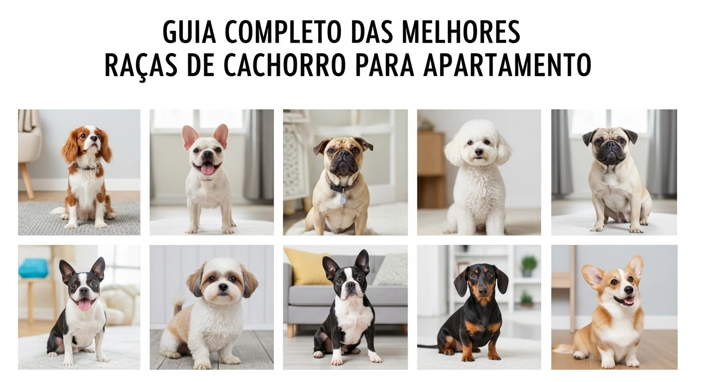 melhores raças de cães para criar em apartamento