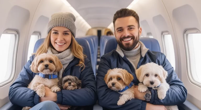 viajar de avião com pets