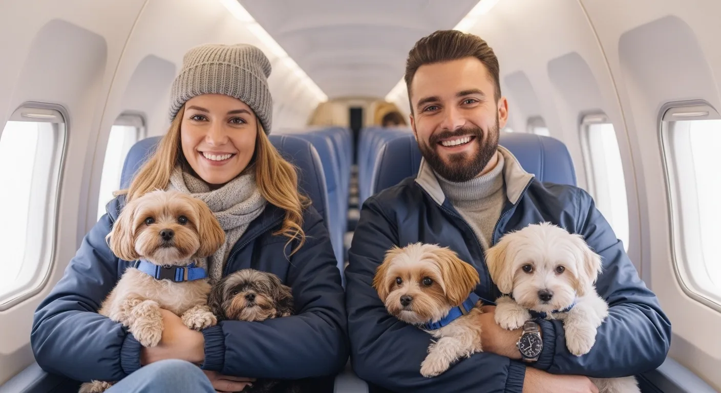 viajar de avião com pets