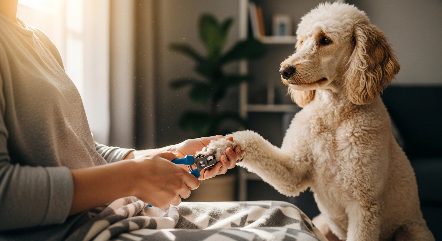 como cortar unha de cachorro