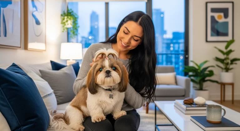 shih tzu em apartamento